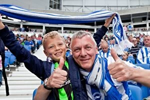 Images Dated 25th August 2012: Brighton and Hove Albion: Electric Atmosphere - Crowd Shots from The Amex Stadium (2012-2013)