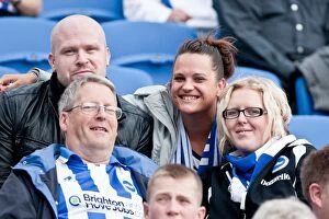 Images Dated 25th August 2012: Brighton and Hove Albion: Electric Atmosphere - Fan Favorites at The Amex Stadium (2012-2013)