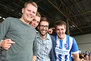 Brighton & Hove Albion: Euphoric Fans Celebrate Championship Victory at Craven Cottage (15.08.2015)
