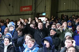 Brighton and Hove Albion FA Cup Fans at Griffin Park (03JAN15)