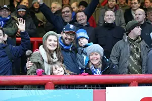 Brighton and Hove Albion FA Cup Fans at Griffin Park (03JAN15)