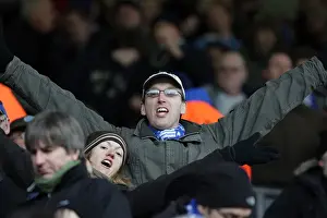 Crowd Shots (Withdean Era) Prints: Brighton & Hove Albion FA Cup Match vs Watford: A Sea of Supporters, January 2011