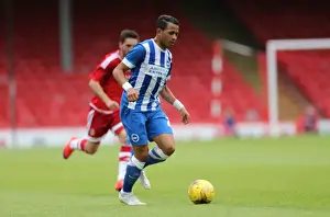 Prints of Match action during the pre-season friendly match between Aberdeen and Brighton and Hove Albion at Pittodrie, Aberdeen, Scotland on 26th July 2015 Pre-Season Prints: Brighton and Hove Albion Face Aberdeen in Pre-Season Friendly (26/07/2015)