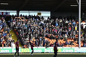 Brighton and Hove Albion Fans in Action at Bloomfield Road (31Jan15)