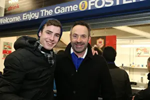 Cardiff City 10FEB15 Prints: Brighton and Hove Albion Fans in Action at Cardiff City Stadium, 10th February 2015