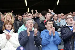 Brighton & Hove Albion Fans in Action at Charlton Athletic, October 16, 2010 (Crowd Shots - Withdean Era)