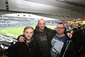 Brighton and Hove Albion Fans in Action at Derby County Championship Match, December 2014