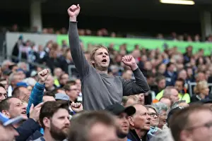 Wigan Athletic 17APR17 Prints: Brighton and Hove Albion Fans in Action during the Sky Bet Championship Clash vs