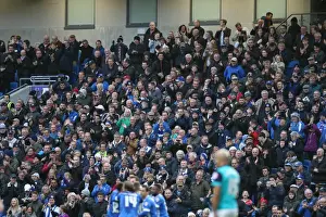Blackburn Rovers 08NOV14 Prints: Brighton & Hove Albion: Fans Celebrate Championship Victory over Wigan Athletic (8 Nov 2014)