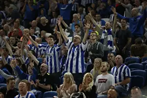 Nottingham Forest 12AUG16 Prints: Brighton and Hove Albion Fans Celebrate EFL Sky Bet Championship Victory over Nottingham Forest (12th August 2016)