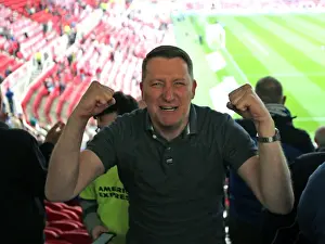 Brighton and Hove Albion Fans Celebrate Promotion to Premier League at Middlesbrough's Riverside Stadium (07/05/2016)