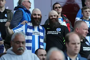 Brighton and Hove Albion Fans Celebrate Promotion to Premier League at Villa Park (07MAY17)