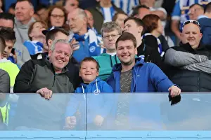 Brighton and Hove Albion Fans Celebrate Promotion to Premier League at Villa Park (07MAY17)