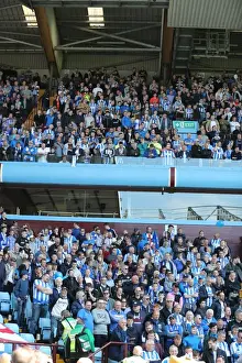 Brighton and Hove Albion Fans Celebrate Promotion to Premier League at Villa Park (07MAY17)