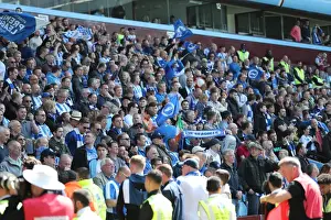 Brighton and Hove Albion Fans Celebrate Promotion to Premier League at Villa Park (07MAY17)