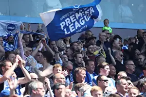 Aston Villa 07MAY17 Prints: Brighton and Hove Albion Fans Celebrate Promotion to Premier League at Villa Park (07MAY17)
