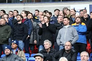 Images Dated 28th February 2015: Brighton and Hove Albion Fans Epic Display of Passion and Support at Bolton Wanderers Championship