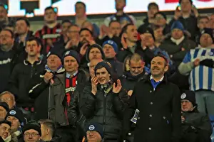 Cardiff City Prints: Brighton and Hove Albion Fans Epic Presence at Cardiff City Stadium, 10th February 2015