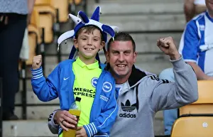 Brighton and Hove Albion Fans Epic Rivalry: Wolverhampton Wanderers vs. Brighton and Hove Albion, Sky Bet Championship 2015