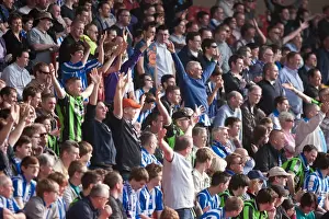Nottingham Forest - 24-03-2012 Prints: Brighton & Hove Albion Fans Epic Showdown at The City Ground vs