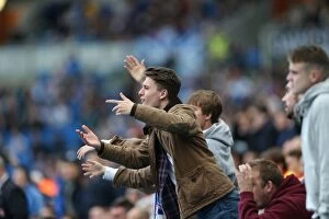 Images Dated 25th October 2014: Brighton & Hove Albion Fans in Full Force at American Express Community Stadium during SkyBet