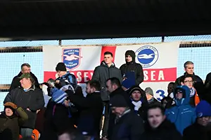 Blackpool 31JAN15 Prints: Brighton and Hove Albion Fans in Full Force at Blackpool's Bloomfield Road (31Jan15)