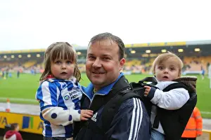 Brighton and Hove Albion Fans in Full Force at Carrow Road (22NOV14)