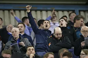 Brighton and Hove Albion Fans in Full Force at Millwall's New Den (17MAR15)