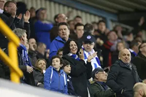 Brighton and Hove Albion Fans in Full Force at Millwall's New Den (17MAR15)