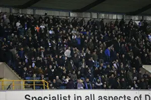 Millwall Prints: Brighton and Hove Albion Fans in Full Force at Millwall's New Den (17MAR15)