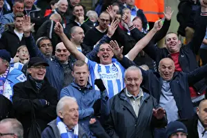 Brighton and Hove Albion Fans in Full Force at Norwich City's Carrow Road (Sky Bet Championship Match, 22 November 2014)