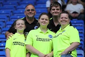 Images Dated 20th August 2016: Brighton and Hove Albion Fans in Full Force at Reading's Madejski Stadium (2016 Championship Match)