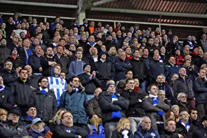 Reading 10MAR15 Prints: Brighton and Hove Albion Fans in Full Force at Reading's Madejski Stadium (10MAR15)