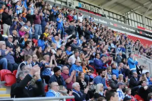 Brighton and Hove Albion Fans in Full Force: Rotherham United Match, April 2015