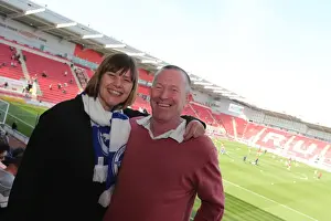 Brighton and Hove Albion Fans in Full Force: Rotherham United Match, April 2015