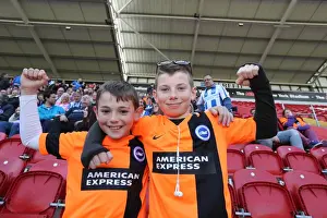 Brighton and Hove Albion Fans in Full Force: Rotherham United Match, April 2015