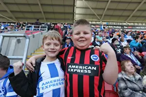 Brighton and Hove Albion Fans in Full Force: Rotherham United Match, April 2015