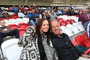 Brighton and Hove Albion Fans in Full Force: Rotherham United vs. Brighton and Hove Albion, Sky Bet Championship Match, April 2015