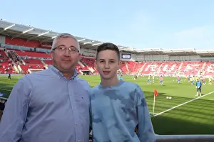 Brighton and Hove Albion Fans in Full Force: Rotherham United vs. Brighton Championship Match, April 2015