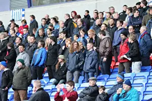 Brighton and Hove Albion Fans in Full Force: A Sea of Colors at the Bolton Wanderers Championship Match (28th February 2015)