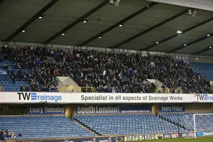 Brighton and Hove Albion Fans in Full Force: A Sea of Colors at the Millwall Championship Match (17MAR15)
