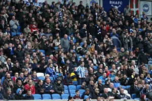 Brighton and Hove Albion Fans in Full Force: A Sea of Colors against Norwich City (3rd April 2015)