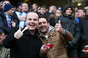 Charlton Athletic 10JAN15 Prints: Brighton and Hove Albion Fans in Full Force