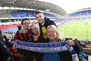 Brighton and Hove Albion Fans in Full Force: Sky Bet Championship Match vs. Bolton Wanderers (28th February 2015)
