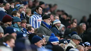 Brighton and Hove Albion Fans in Full Force: Sky Bet Championship Showdown vs. Nottingham Forest (07FEB15)