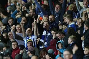 Images Dated 1st November 2014: Brighton & Hove Albion Fans in Full Force at SkyBet Championship Match vs Bournemouth