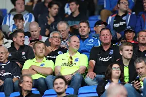Reading 20AUG16 Prints: Brighton and Hove Albion Fans in High Spirits at Reading Championship Match, 2016
