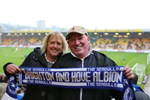 Brighton and Hove Albion Fans Intense Rivalry: Norwich City Showdown (22NOV14)