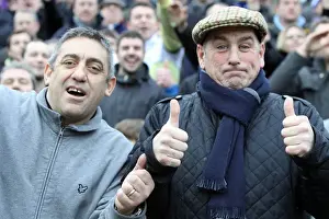 AFC Bournemouth Prints: Brighton & Hove Albion Fans Passionate Display at AFC Bournemouth, January 2011