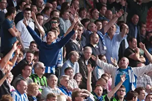 Nottingham Forest - 24-03-2012 Prints: Brighton & Hove Albion Fans Passionate Showdown at The City Ground vs